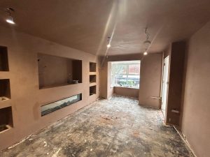 Wall rendering project in Leeds