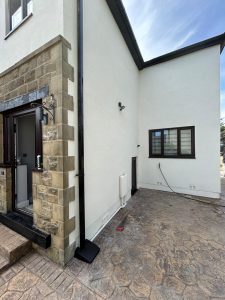 Rendered property exterior by Leeds Rendering