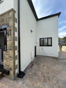 External rendering work on Leeds property