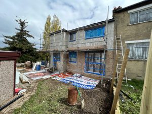 K-rend exterior coating on property in Leeds