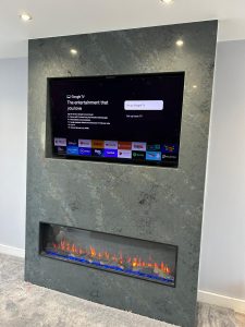 External wall insulation project in West Yorkshire