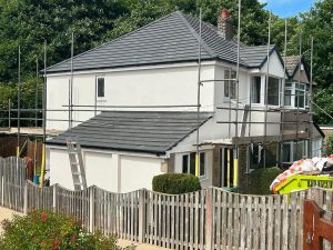 External wall insulation and render in Leeds